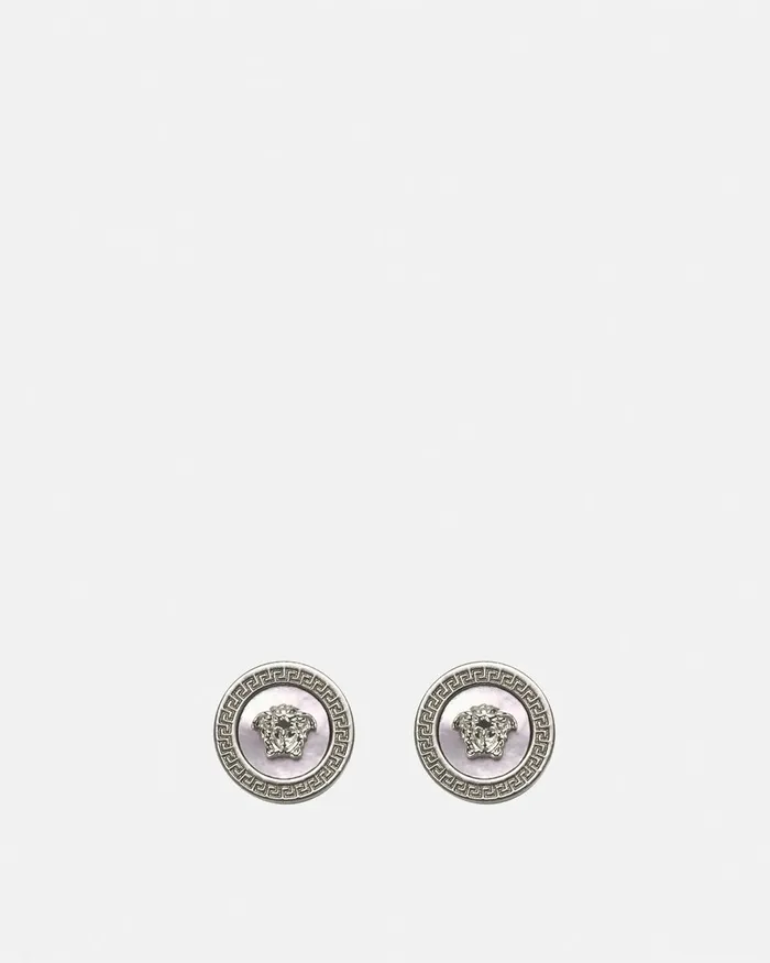 Earrings WomenMen Versace Icon Stud Earrings Silver