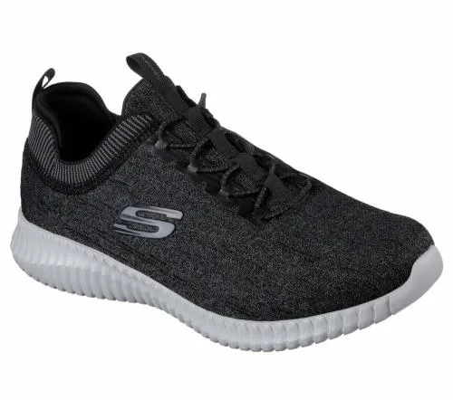 Elite Flex 8211 Hartnell Black Gray Men SKECHERS SlipOn