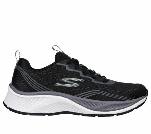 Elite Sport 8211 PushPace Black Charcoal Kids SKECHERS Kids UK Sizes 9525