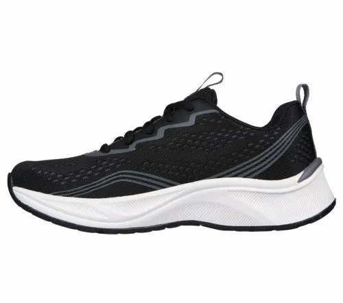 Elite Sport 8211 PushPace Black Charcoal Kids SKECHERS Kids UK Sizes 9525