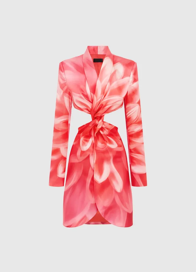 Eliza Cut Out Mini Dress 8211 Prism Print Dresses and Jumpsuits LEO LIN Women