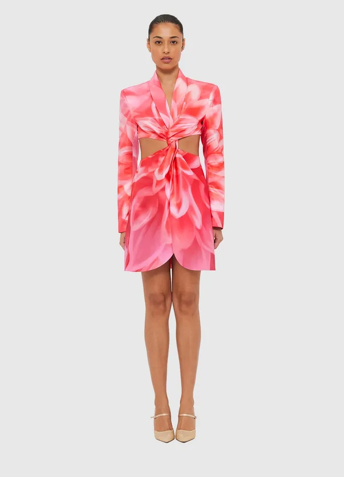 Eliza Cut Out Mini Dress 8211 Prism Print Dresses and Jumpsuits LEO LIN Women