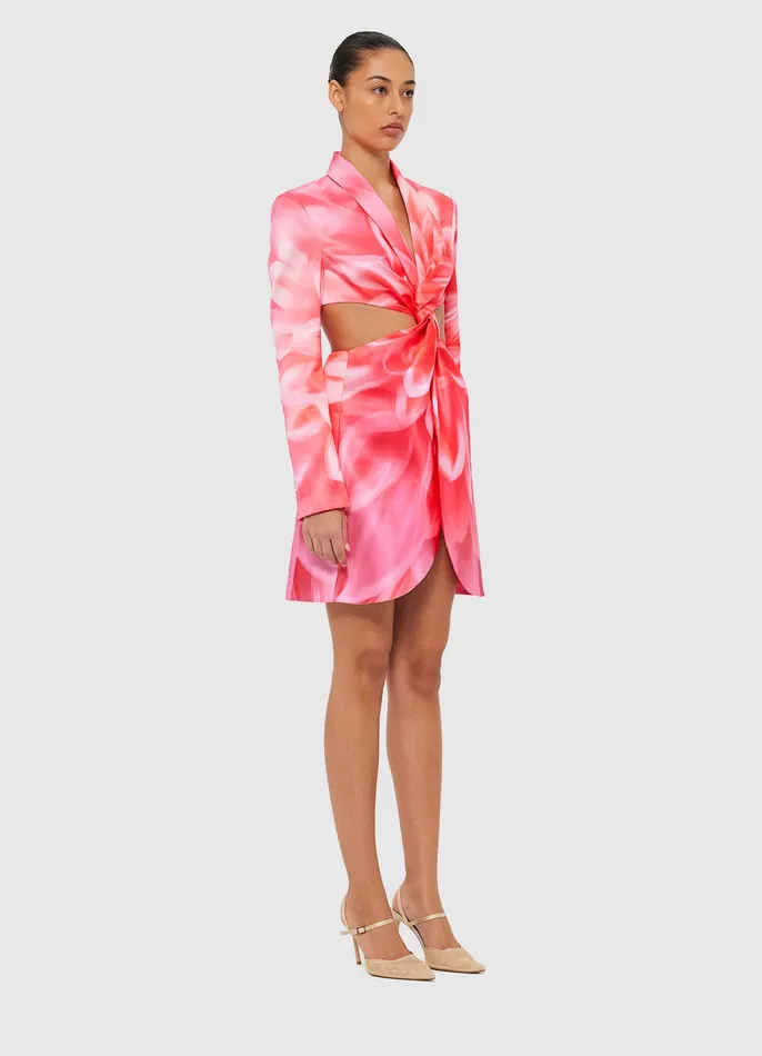 Eliza Cut Out Mini Dress 8211 Prism Print Dresses and Jumpsuits LEO LIN Women