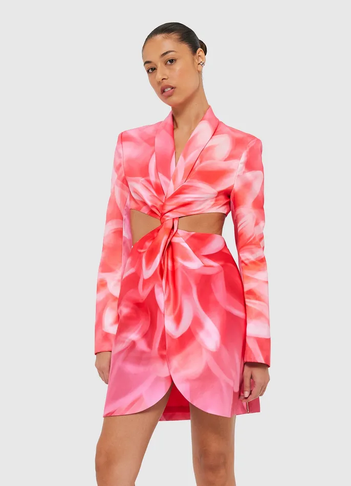 Eliza Cut Out Mini Dress 8211 Prism Print Dresses and Jumpsuits LEO LIN Women