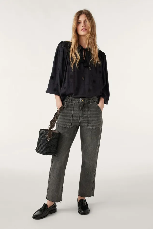 EllyStraightLeg Jeans Clothing Baandsh Pants and Jeans