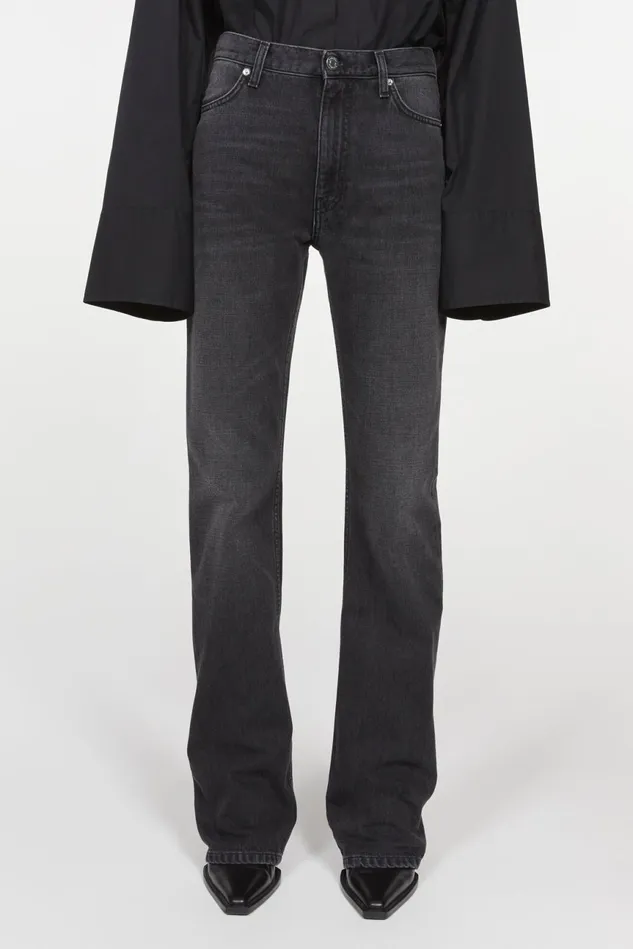 Extended Flare Denim Black Women Rodebjer Denim