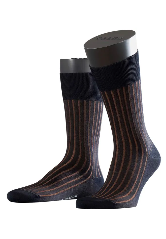 Falke Shadow Sock Dark Navybrown Men HANRO Socks