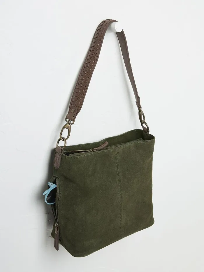 Fat Face Bags and Purses Valletta Green Shoulder Bag 8211 Women