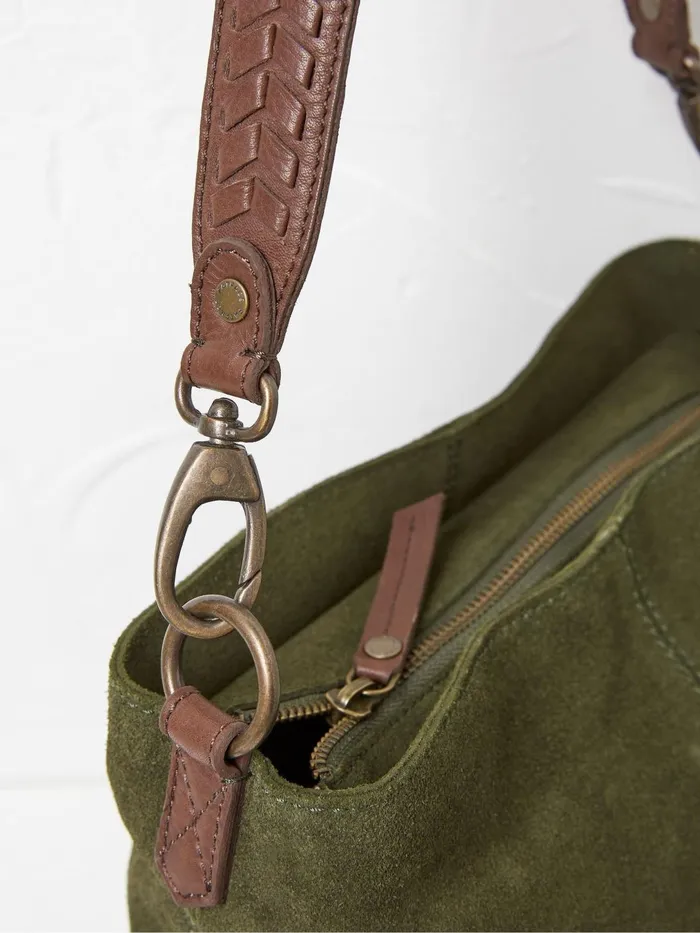 Fat Face Bags and Purses Valletta Green Shoulder Bag 8211 Women