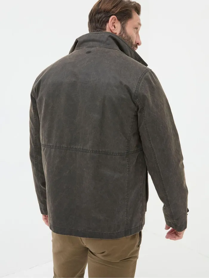 Fat Face Coats and Jackets Broadsands Brown Funnel Neck Jacket 8211 Men