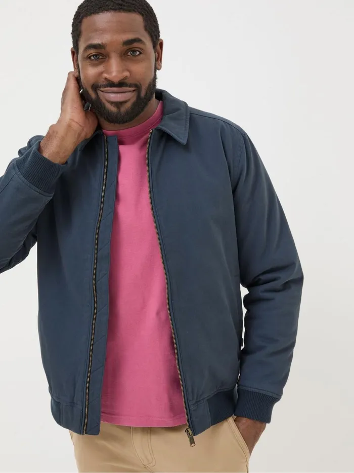 Fat Face Coats and Jackets Chester Blue Bomber Jacket 8211 Men
