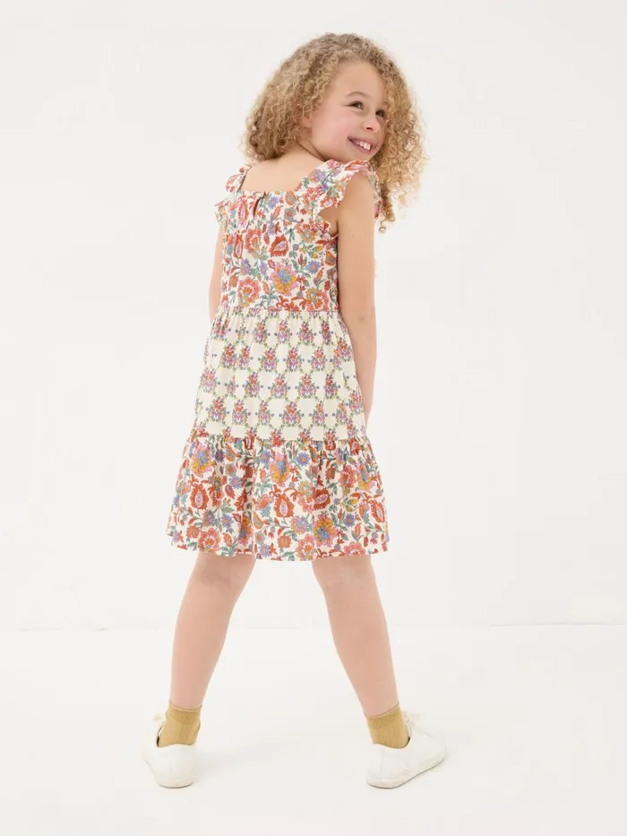 Fat Face Dresses Milly White Floral Print Dress 8211 Kids