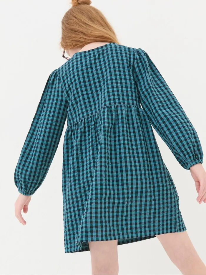 Fat Face Dresses Polly Blue Gingham Dress 8211 Kids