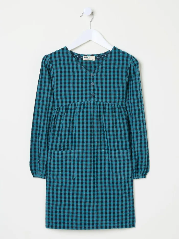 Fat Face Dresses Polly Blue Gingham Dress 8211 Kids