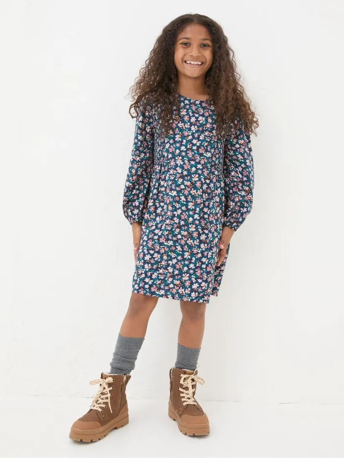 Fat Face Dresses Rhea Blue Floral Dress 8211 Kids