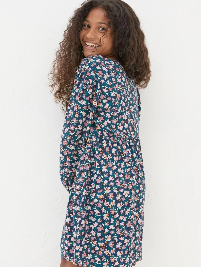 Fat Face Dresses Rhea Blue Floral Dress 8211 Kids