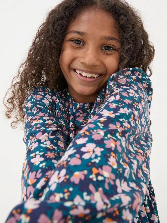 Fat Face Dresses Rhea Blue Floral Dress 8211 Kids