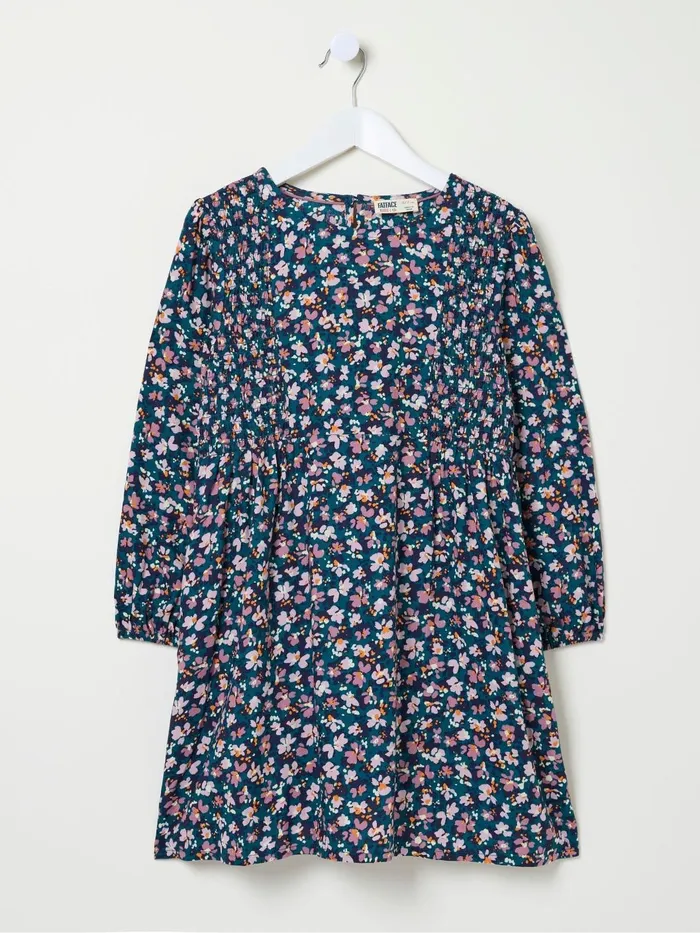 Fat Face Dresses Rhea Blue Floral Dress 8211 Kids