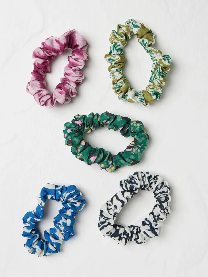 Fat Face Hair Accessories Collective Living Hair Ties 5 Pack 8211 Women