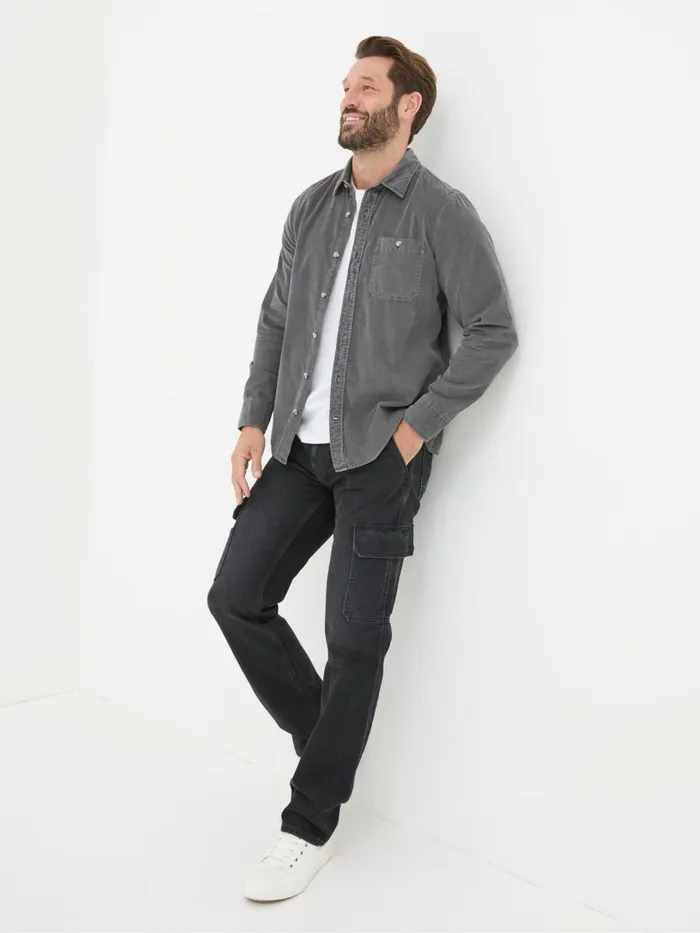 Fat Face Jeans Black Cargo Jeans 8211 Men