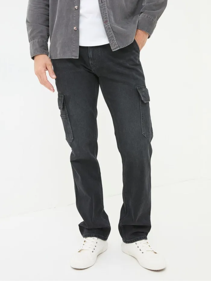 Fat Face Jeans Black Cargo Jeans 8211 Men