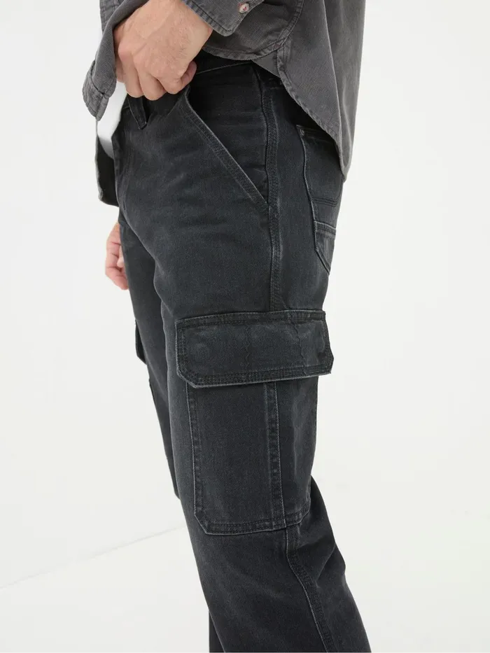 Fat Face Jeans Black Cargo Jeans 8211 Men