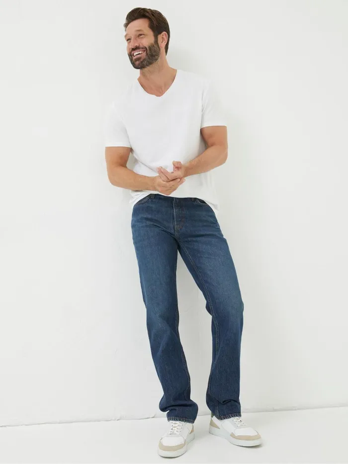 Fat Face Jeans Blue Straight Fit Jeans 8211 Men