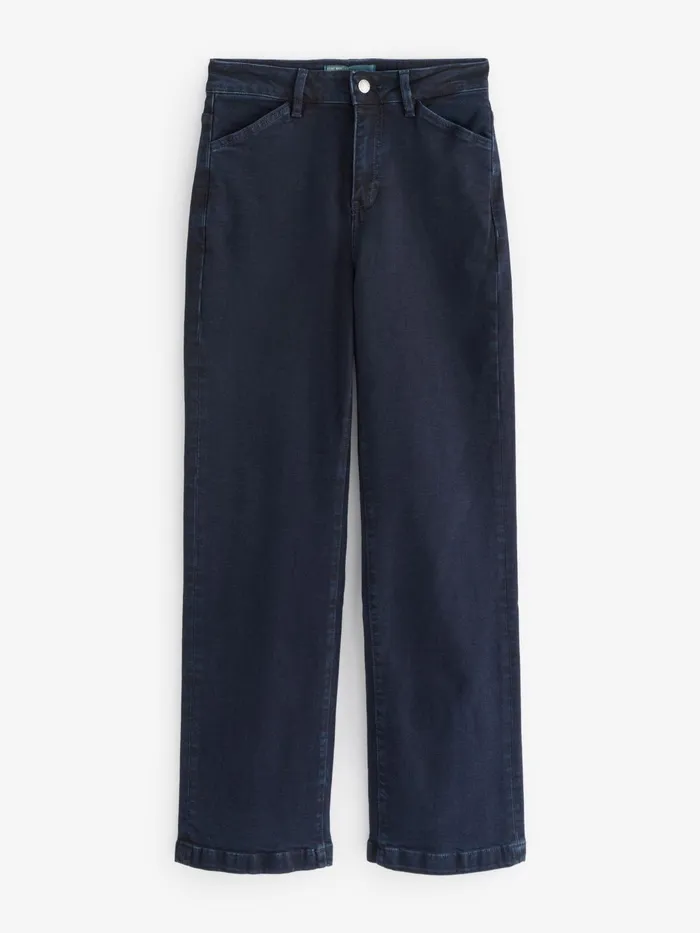 Fat Face Jeans Elise Dark Blue Wide Leg Jeans 8211 Women