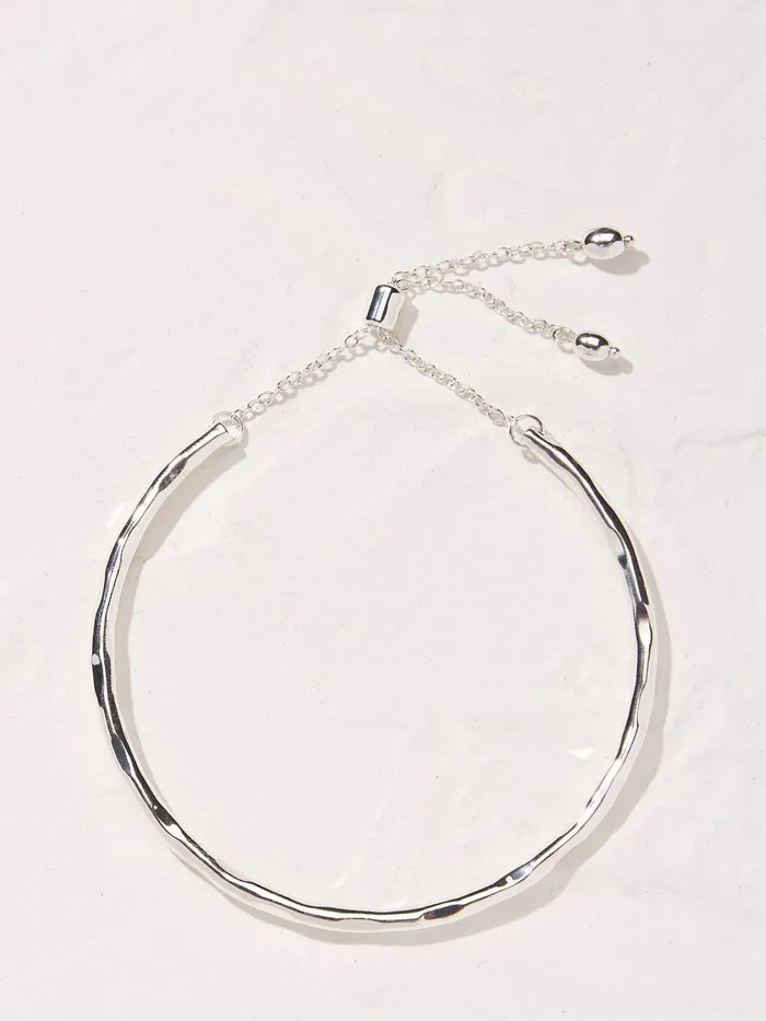 Fat Face Jewellery Silver Adjustable Bangle 8211 Women