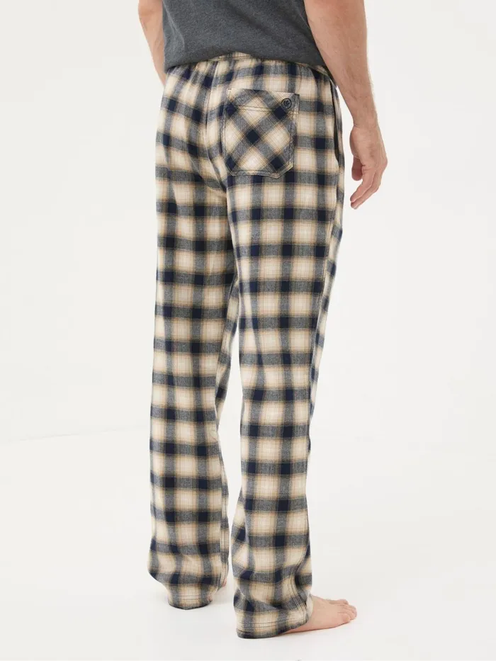 Fat Face Pyjamas and Nightwear Bosham Natural Check Pyjama Bottoms 8211 Men