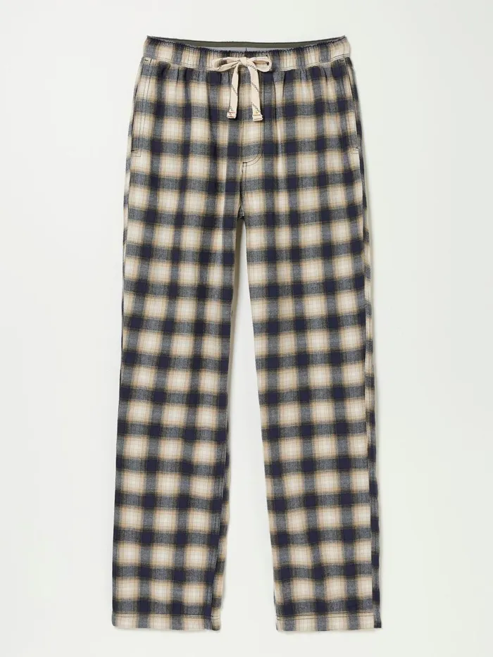 Fat Face Pyjamas and Nightwear Bosham Natural Check Pyjama Bottoms 8211 Men