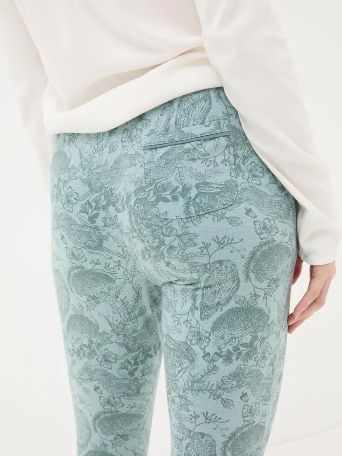 Fat Face Pyjamas and Nightwear Ellie Teal Green Woodland Leggings 8211 Women Fat Face Pyjamas and Nightwear Ellie Teal Green Woodland Leggings 8211 Women