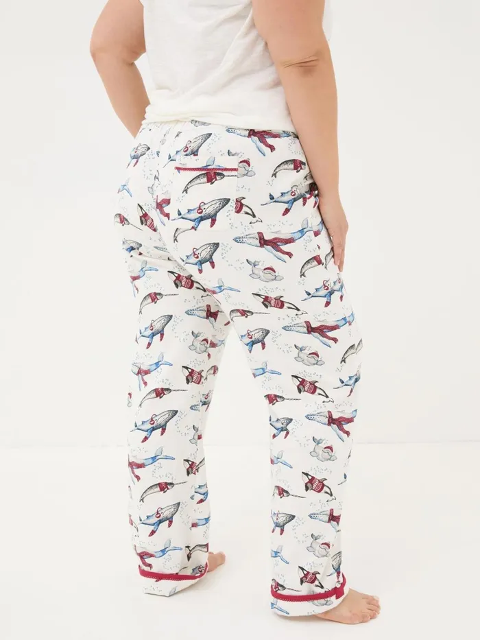 Fat Face Pyjamas and Nightwear Eva Ivory Wilson The Whale Shelter Pyjama Bottoms 8211 Women