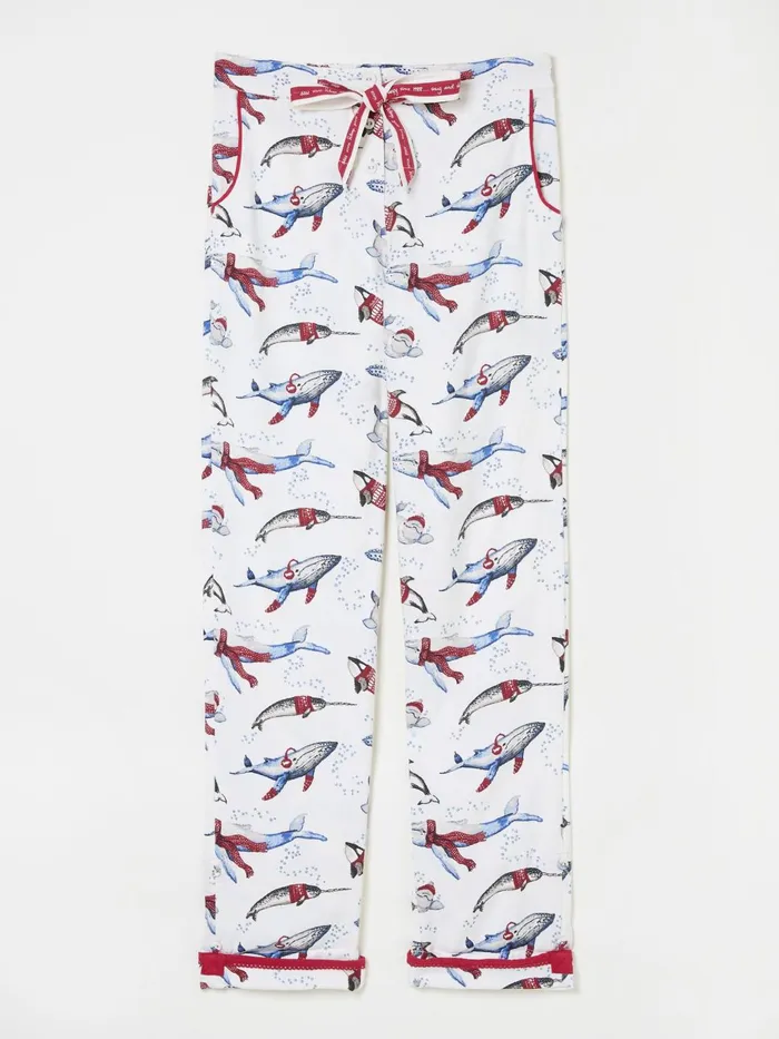 Fat Face Pyjamas and Nightwear Eva Ivory Wilson The Whale Shelter Pyjama Bottoms 8211 Women