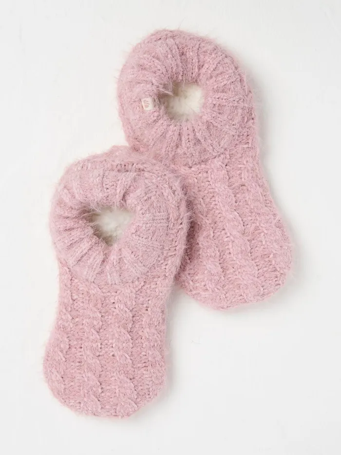 Fat Face Pyjamas and Nightwear Pink Short Slipper Socks 8211 Women