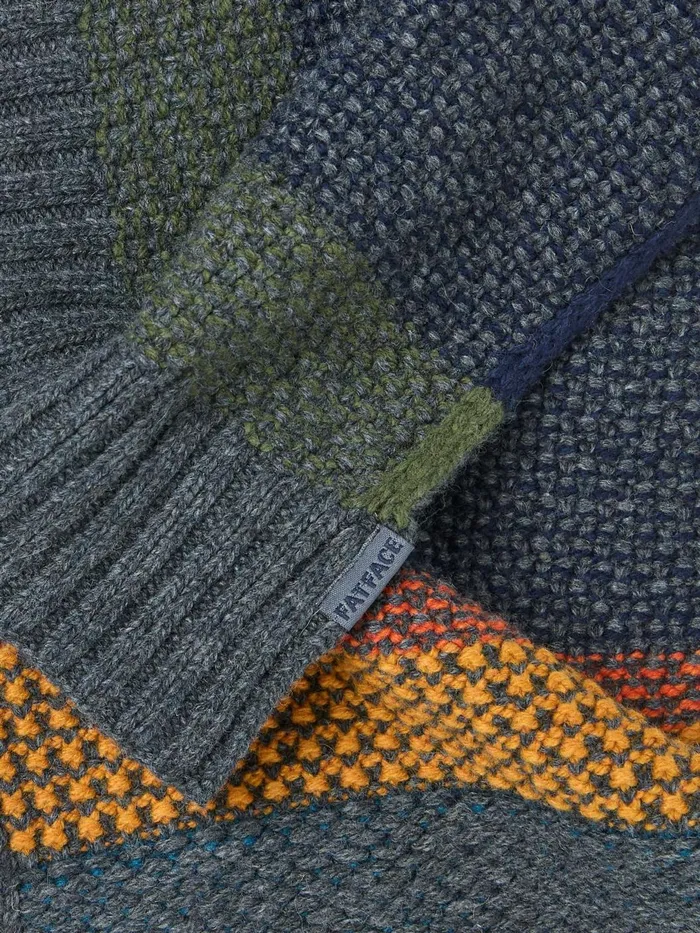 Fat Face Scarves Navy Waffle Stripe Scarf 8211 Men Fat Face Scarves Navy Waffle Stripe Scarf 8211 Men