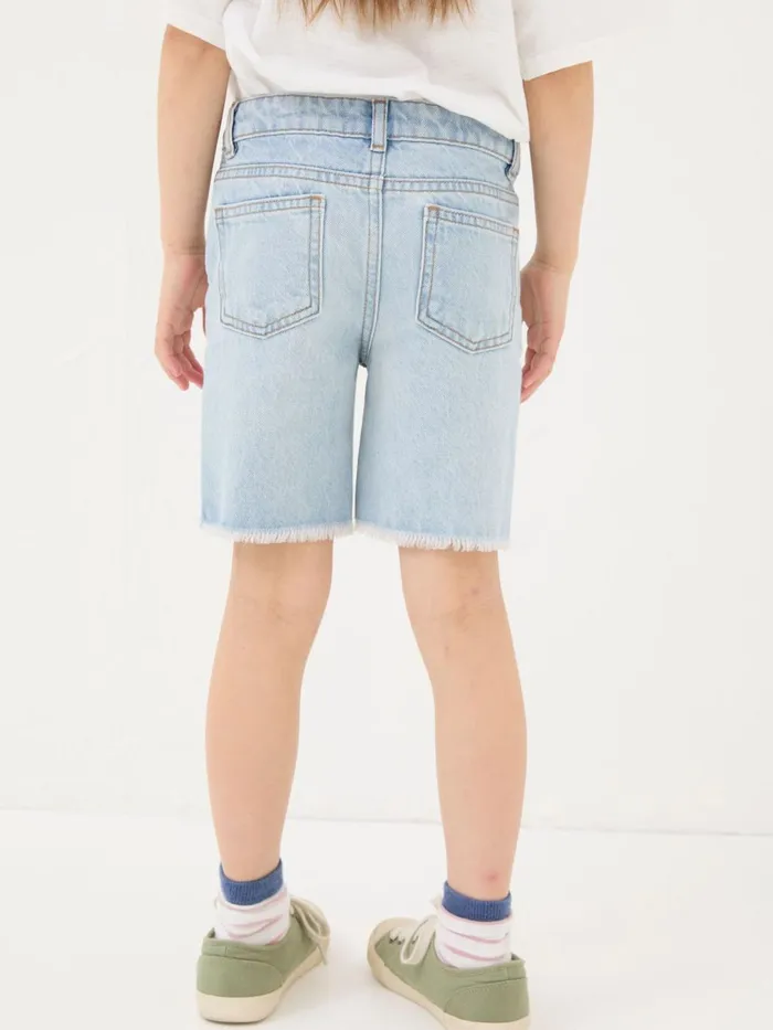 Fat Face Shorts Blue Denim Bermuda Shorts 8211 Kids
