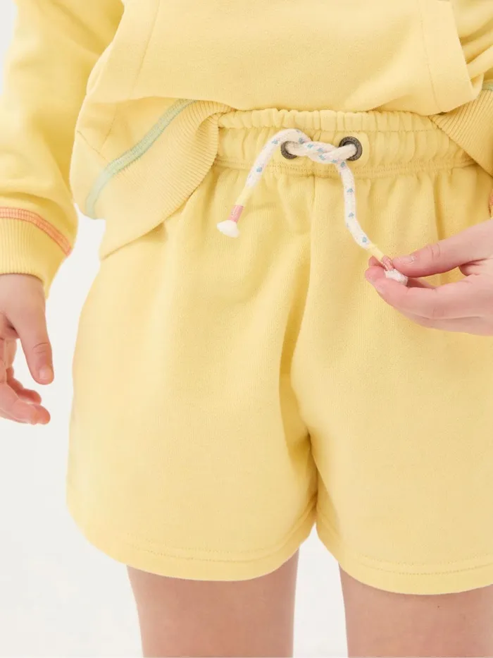 Fat Face Shorts Sophia Yellow Sweat Shorts 8211 Kids