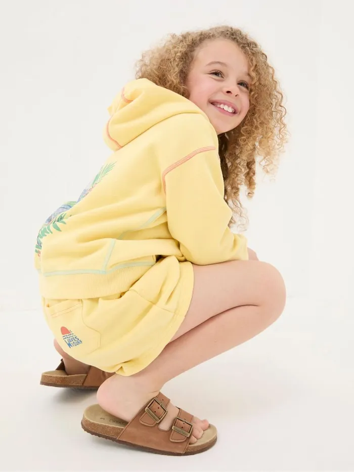 Fat Face Shorts Sophia Yellow Sweat Shorts 8211 Kids