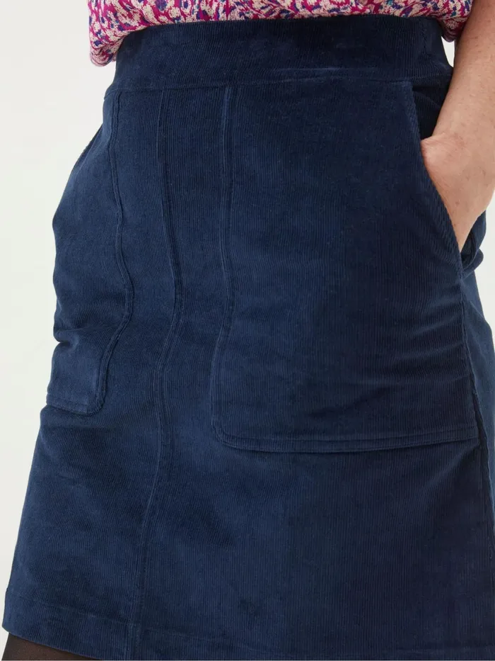 Fat Face Skirts Blue Eliza Cord Skirt 8211 Women