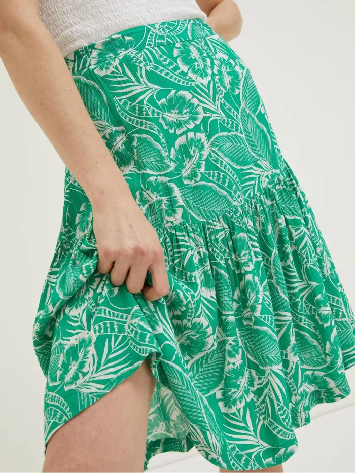 Fat Face Skirts Green Remy Tropical Leaf Skirt 8211 Women