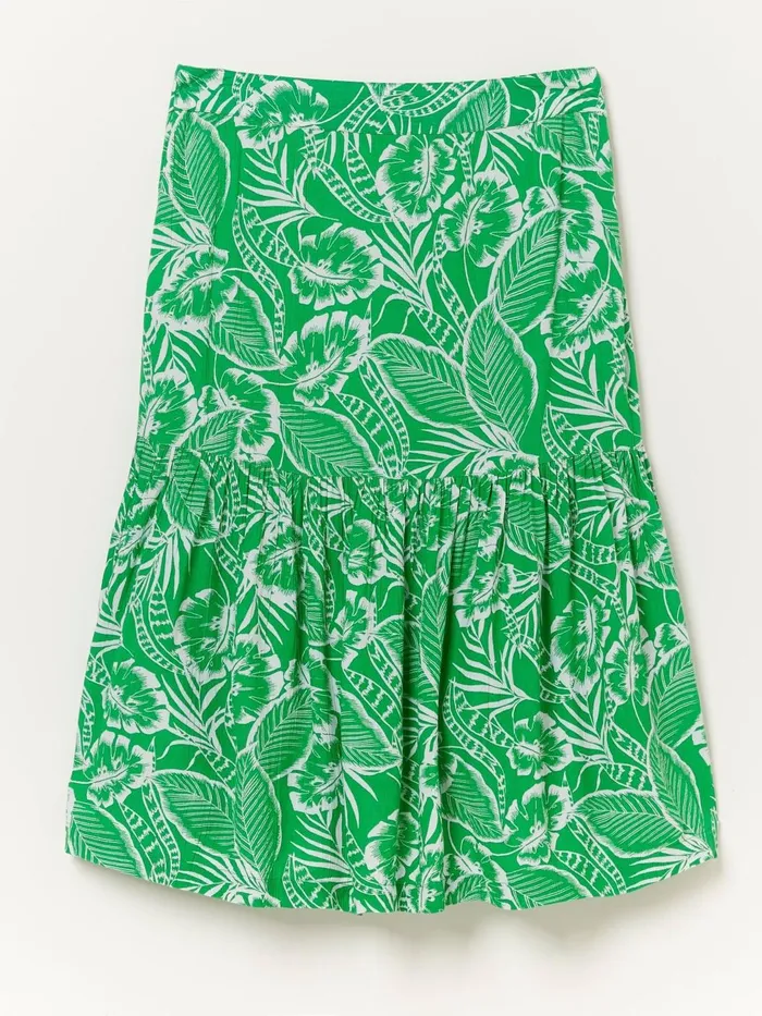 Fat Face Skirts Green Remy Tropical Leaf Skirt 8211 Women