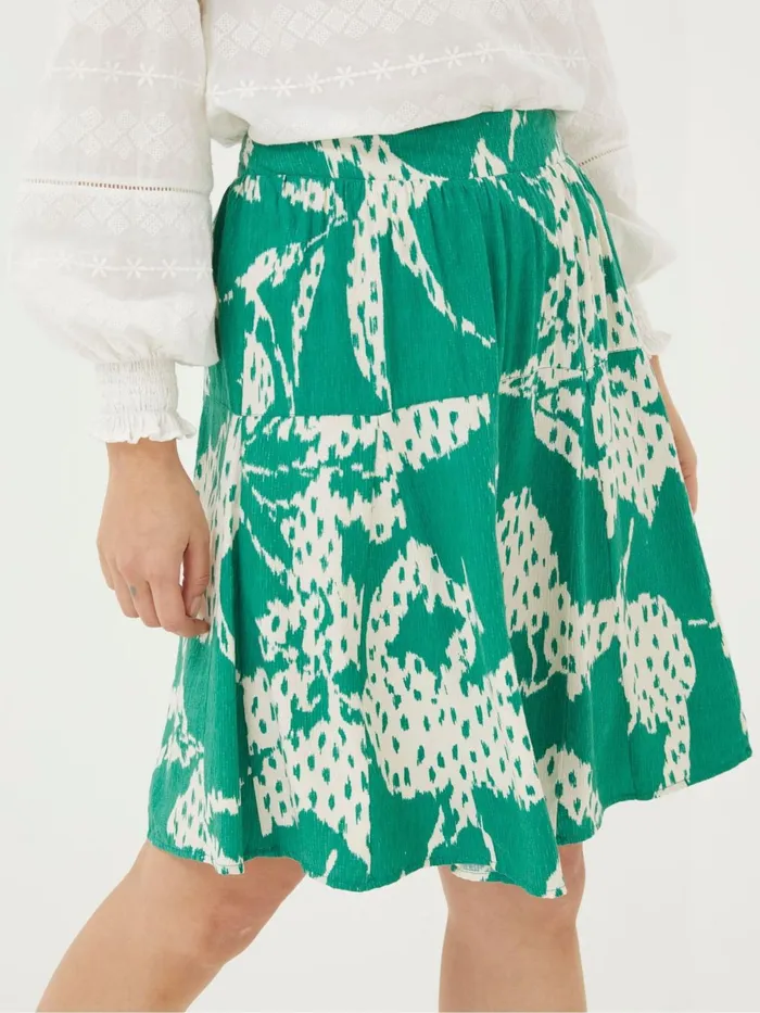 Fat Face Skirts Green Textured Leaves Skirt 8211 Women