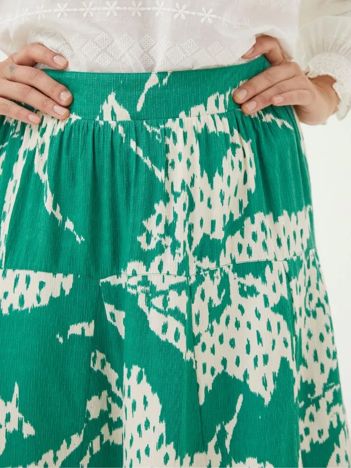 Fat Face Skirts Green Textured Leaves Skirt 8211 Women