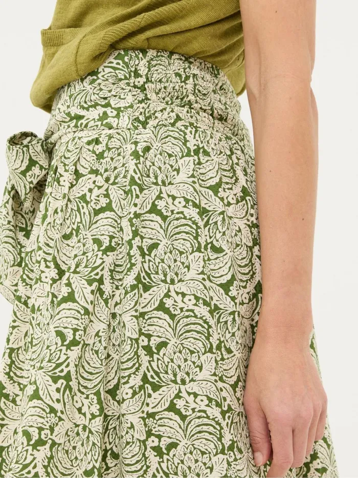 Fat Face Skirts Sascha Green Damask Floral Midi Skirt 8211 Women