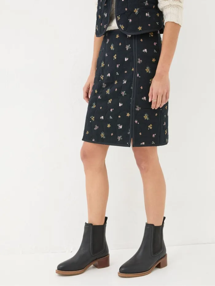 Fat Face Skirts Shelby Black Ditsy Paisley Skirt 8211 Women