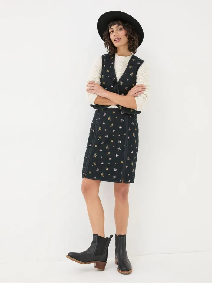 Fat Face Skirts Shelby Black Ditsy Paisley Skirt 8211 Women