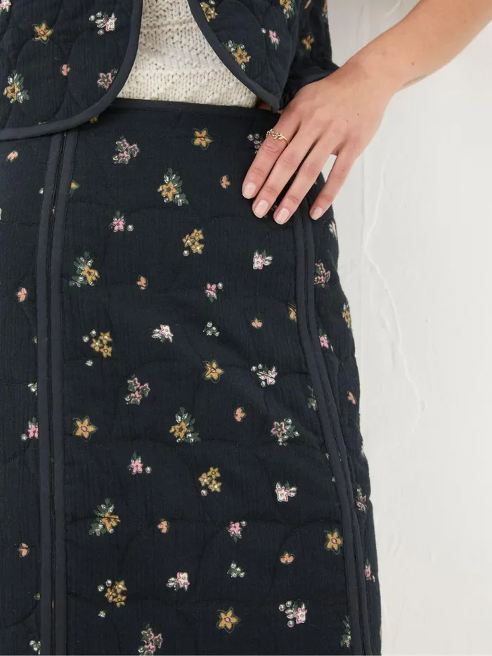 Fat Face Skirts Shelby Black Ditsy Paisley Skirt 8211 Women