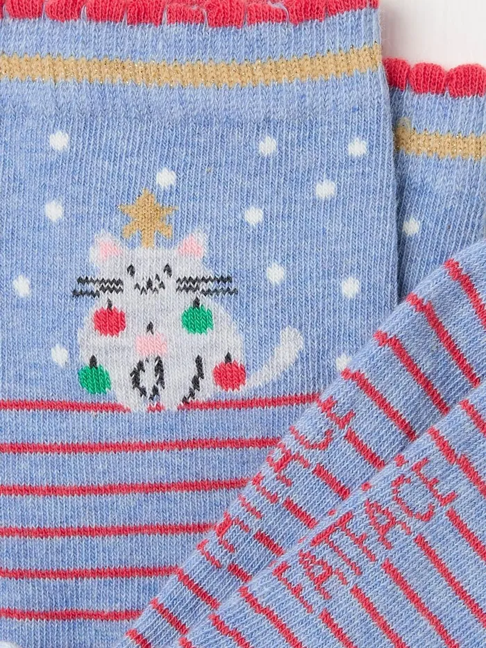Fat Face Socks and Tights Blue Cat Tree Socks 1 Pack 8211 Women Fat Face Socks and Tights Blue Cat Tree Socks 1 Pack 8211 Women