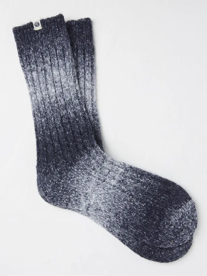 Fat Face Socks Blue Navy Space Dye Boot Socks 8211 Men